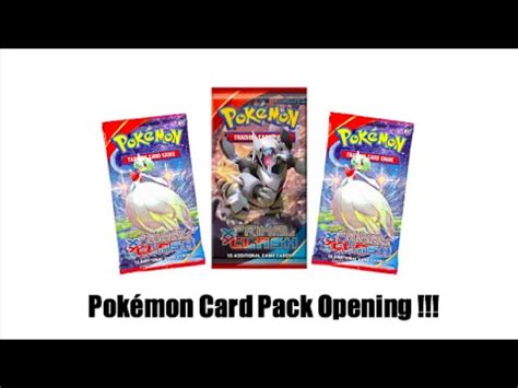 pokemon card pack opening ep  youtube