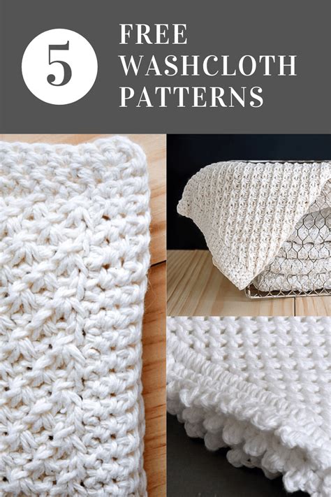 knitted dishcloth patterns  nourish  nestle
