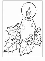 Natalizi Babbo Candele Natalizia Stampa sketch template