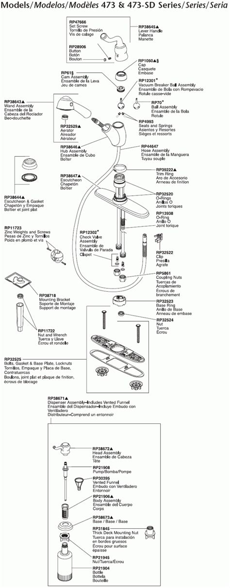 moen renzo kitchen faucet parts diagram wow blog