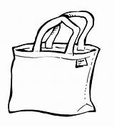 Clipart Bag Tote Clip Carry Cliparts Library sketch template