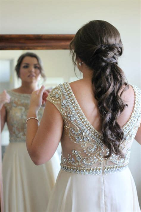 prom hair curly ponytail twisted ponytail prom
