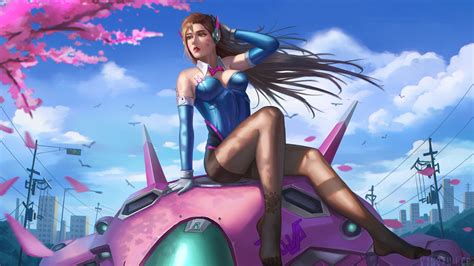 1920x1080 Dva In Overwatch 1080p Laptop Full Hd Wallpaper Hd Games 4k