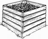 Compost Bin Drawing Composting Pallet Container Getdrawings Pallets Choose Board sketch template