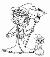 Hexe Cool2bkids Ausdrucken Lilli Witches Wicked sketch template