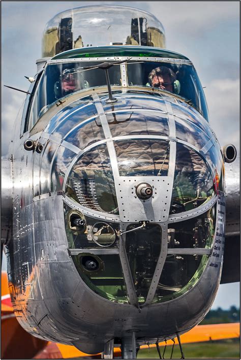 North American B 25j Mitchell Nose Shot Of In The Mood J… Flickr