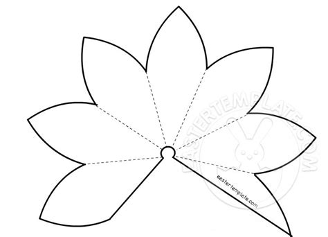 lily flower template printable  flower site