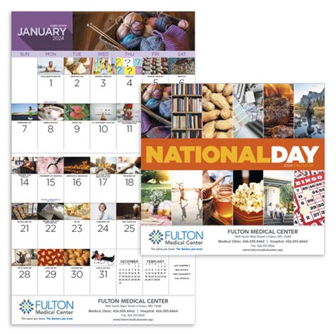 national day wall calendar stapled calendar company