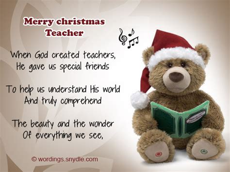 christmas messages  teachers wordings  messages