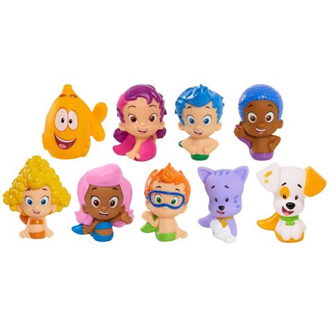 New Nick Jr Bubble Guppies Bath Squirters Deluxe Set