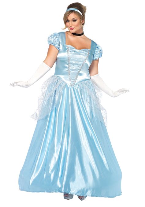 plus size cinderella classic costume 1x 2x 3x 4x