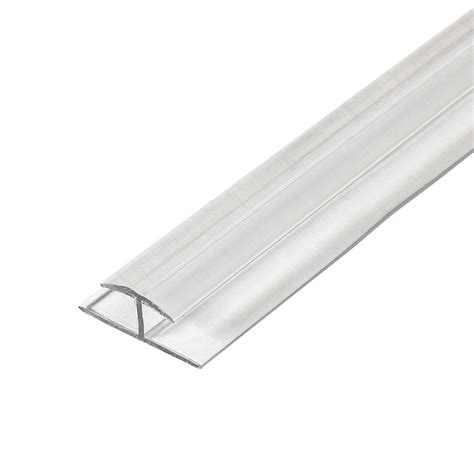 outwater plastic  channel fits material   thick clear butyrate divider moulding