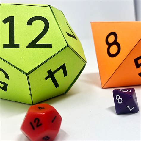 math resources printable dice templates