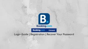 bookingcom extranet login step  step guide hall  guides