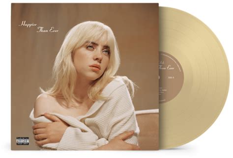 billie eilish happier   exclusive golden yellow lp vinyl gold