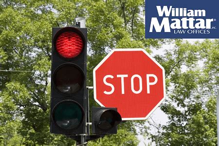 driver ran  red light  stop sign striking  car     case william mattar