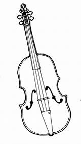 Fiddle Clip Violin sketch template