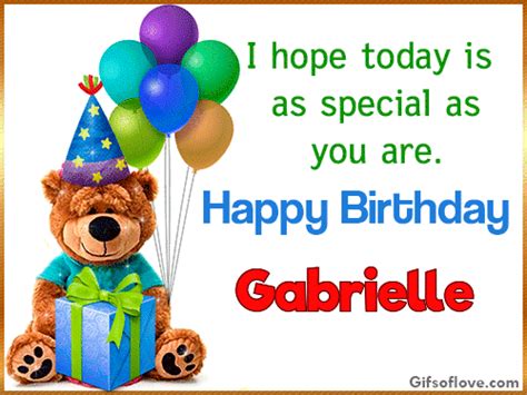 happy birthday gabrielle