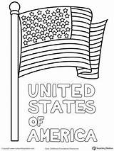Flagge Ausmalbild Flaggen Ausmalen Malvorlagen Amerikanischen Banderas Sheets Myteachingstation sketch template