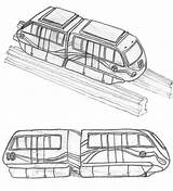 Monorail sketch template