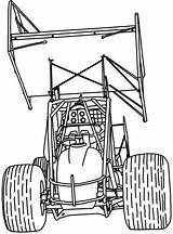 Sprint Car Dirt Cars Drawing Coloring Pages Racing Modified Track Race Speedway Imca Color Ebay Template Getcolorings Sketch Tattoos Getdrawings sketch template