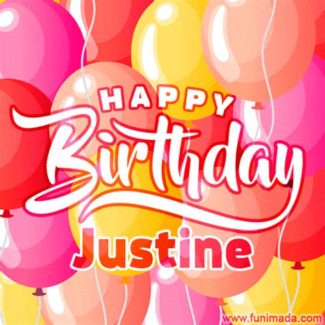 Happy Birthday Justine S