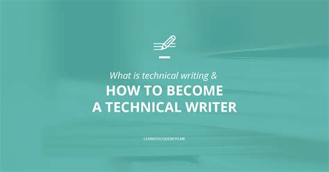technical writer   learn  code