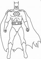 Batman Pages Coloring Color Cartoon Popular sketch template
