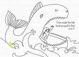 Jonah Coloring Whale Pages Divyajanani sketch template