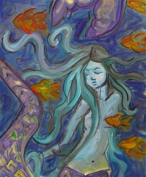 Mermaids Dream Painting By Harvest Ganong Fine Art America
