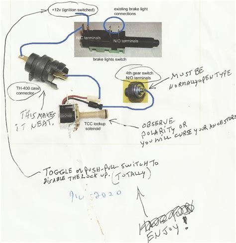 lockup kit wiring diagram