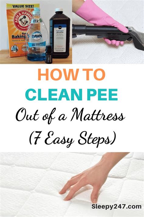 clean pee    mattress diy tips diy mattress clean