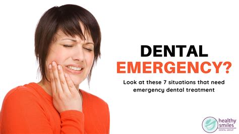 7 Situations That Need Emergency Dental Treatment Healthy Smiles