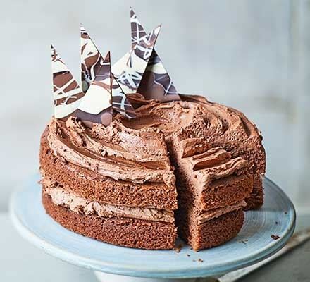 easy chocolate cake recipe bbc good food