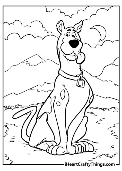 scooby doo coloring pages   printables
