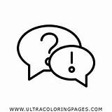 Domanda Colorare Pregunta Stakeholder Ultracoloringpages sketch template
