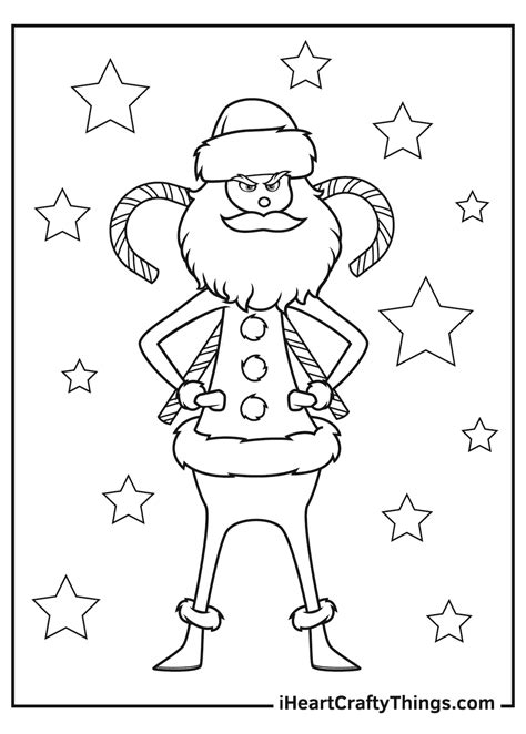 grinch coloring pages updated