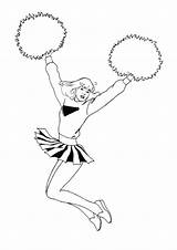 Cheerleader Ausmalbilder Ausmalbild Letzte sketch template