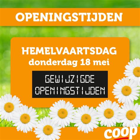 coop den ham vandaag geopend van  uur  uur