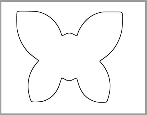 printable butterfly template large butterfly etsy