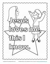 Jesus Coloring Children Pages Loves Little Color Printable Print Getcolorings sketch template