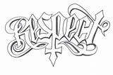 Tattoo Coloring Drawing Graffiti Pages Respect Letters Lettering Fonts Tattoos Adult Sheets Words Printable Outline Drawings Designs Font Alphabet Streetart sketch template