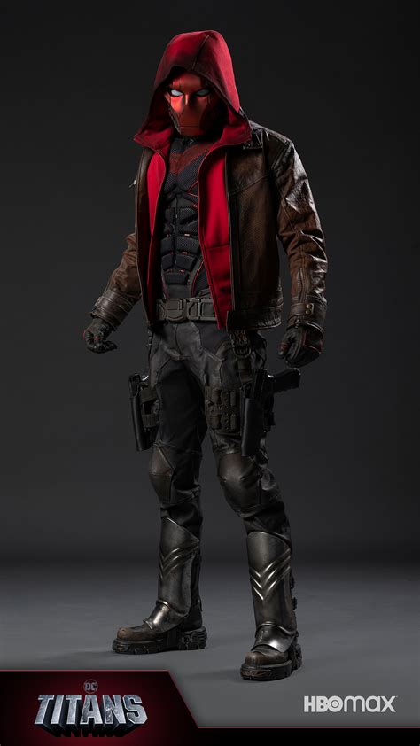 titans reveals first look at jason todd s red hood costume