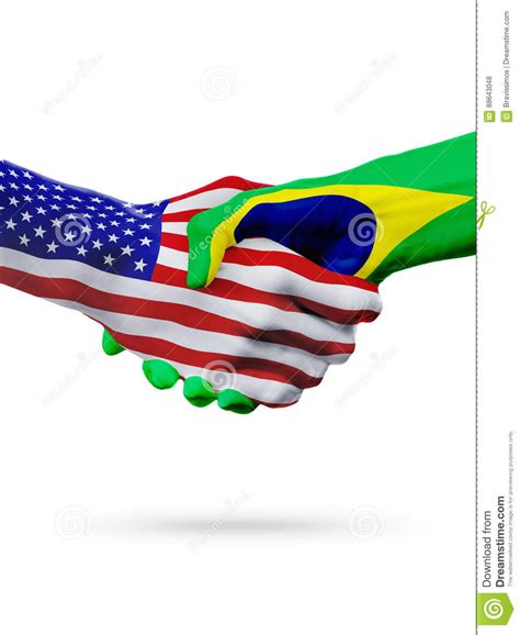 Cooperação Do Conceito Das Bandeiras Do Estados Unidos E