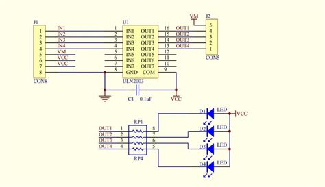 uln dc   stepper motor driver module board  phase   byj  byj ulna