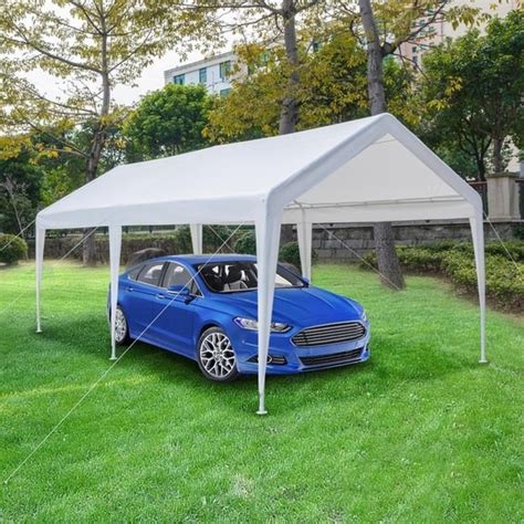 shop  feet carport heavy duty car canopy tent party tent multi color  shipping today