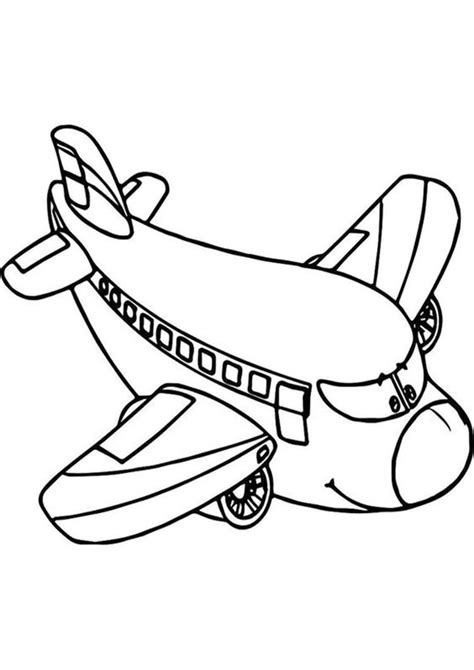 easy  print airplane coloring pages tulamama