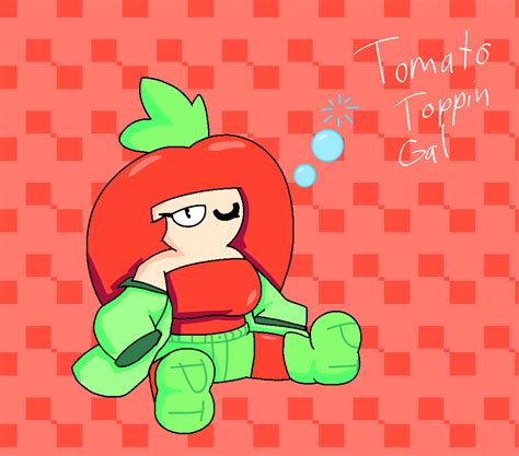 [pizza Tower] Tomato Toppin Gal By Gboogie32 On Deviantart