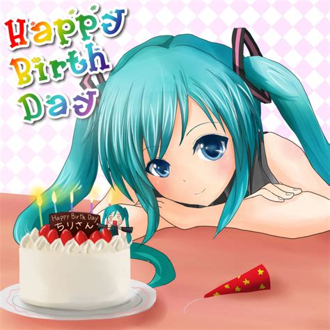 anime happy birthday cards  pictures  aniyuki