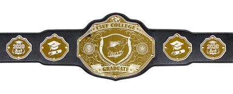 graduation championship belt custom text undisputed belts